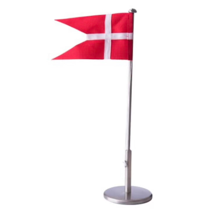Fortinnet flagstang uden motiver, 40 cm